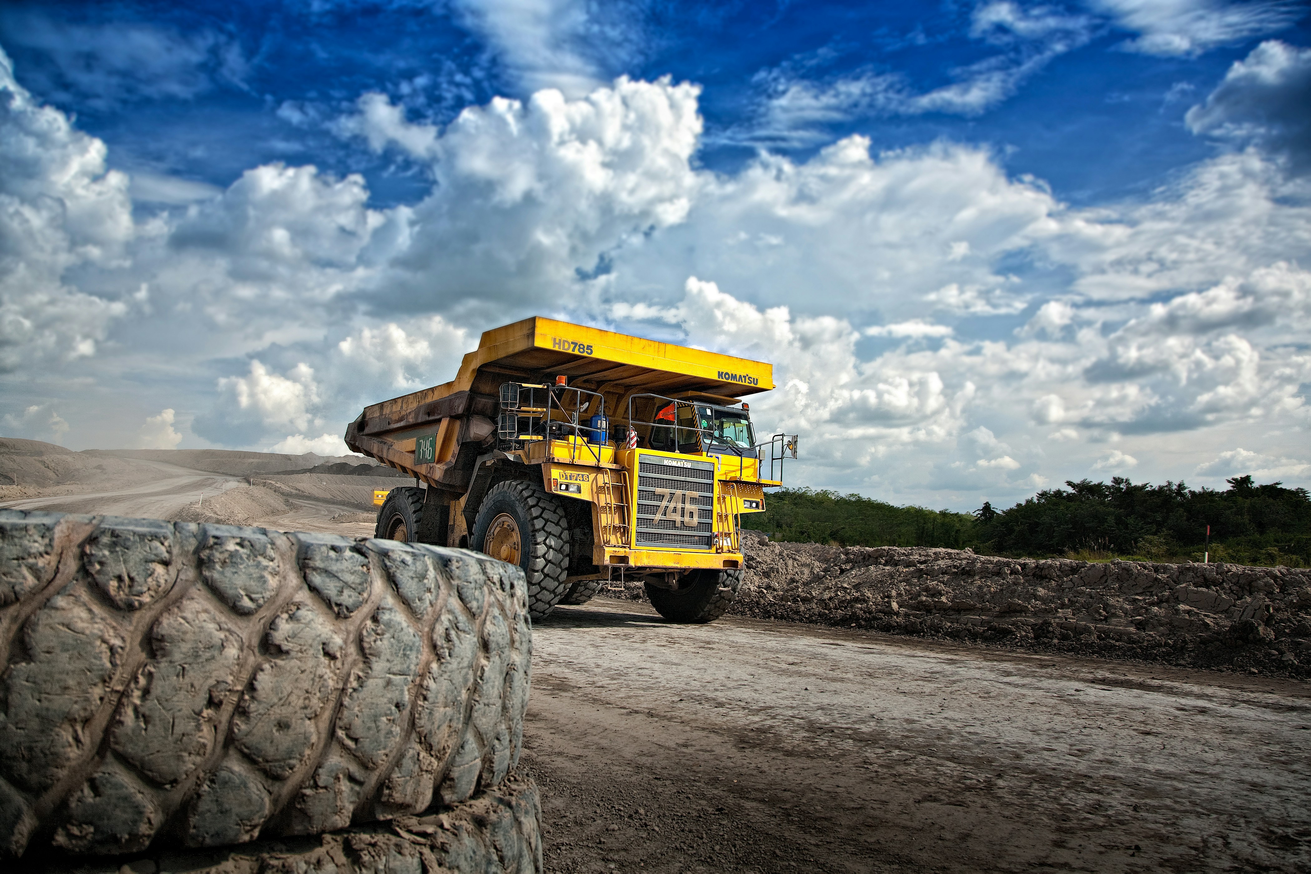 photographed in a Coal Mine in South Kalimantan - Indonesia